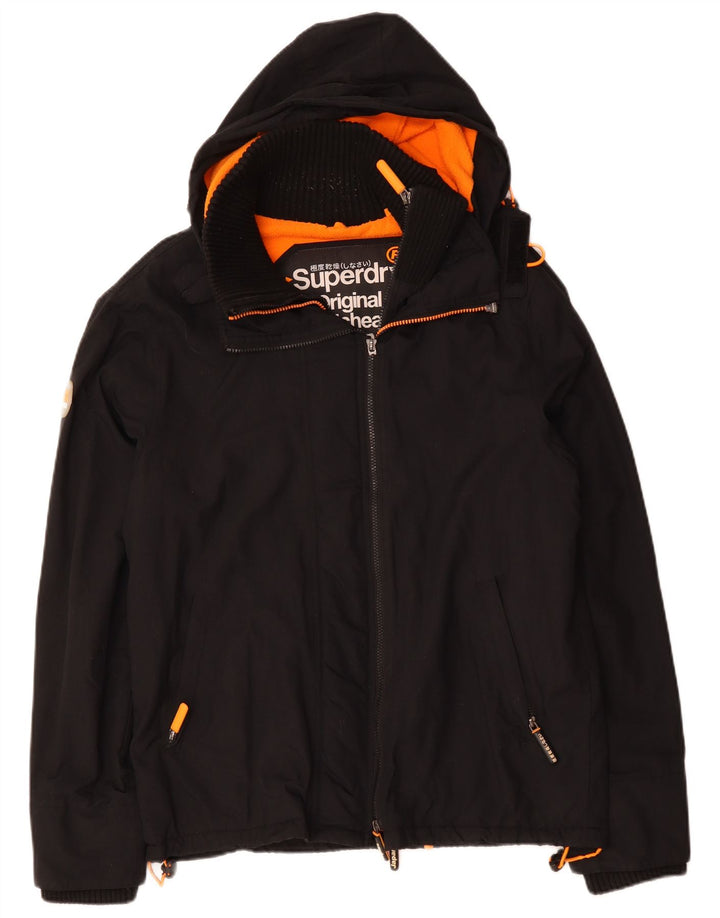 Giacca a vento grafica da uomo SUPERDRY The Windcheater UK 42 XL nera