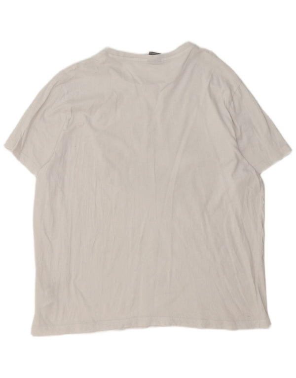 T-shirt grafica da uomo Puma Top 2XL cotone bianco