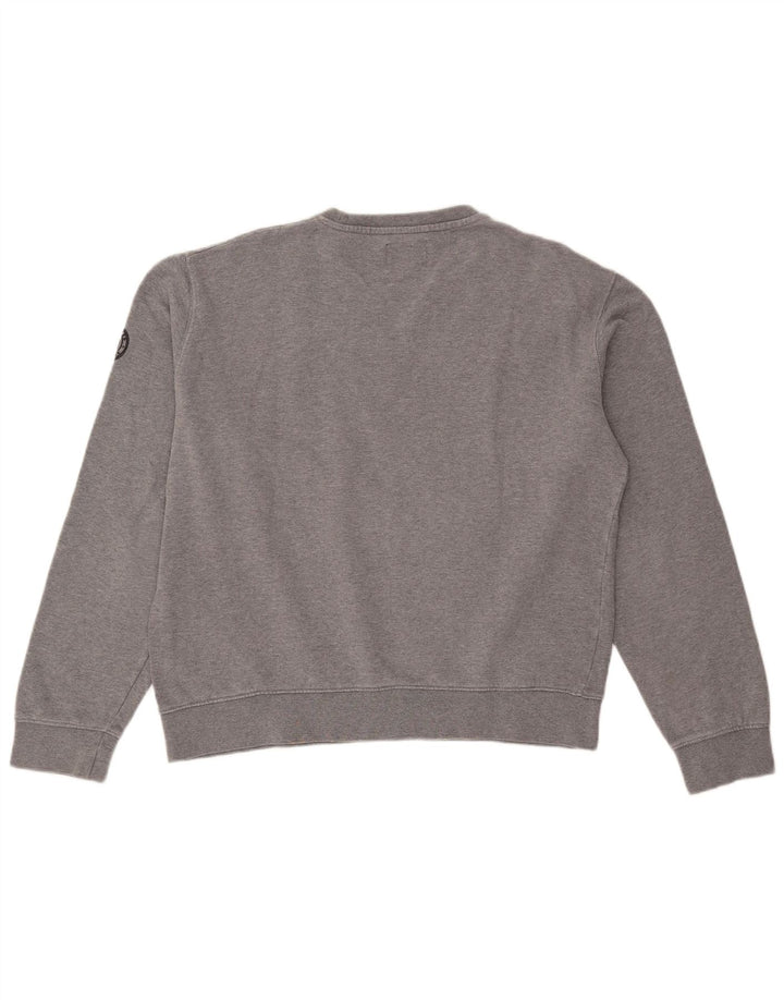 Felpa grafica da uomo Replay Maglione XL Grigio