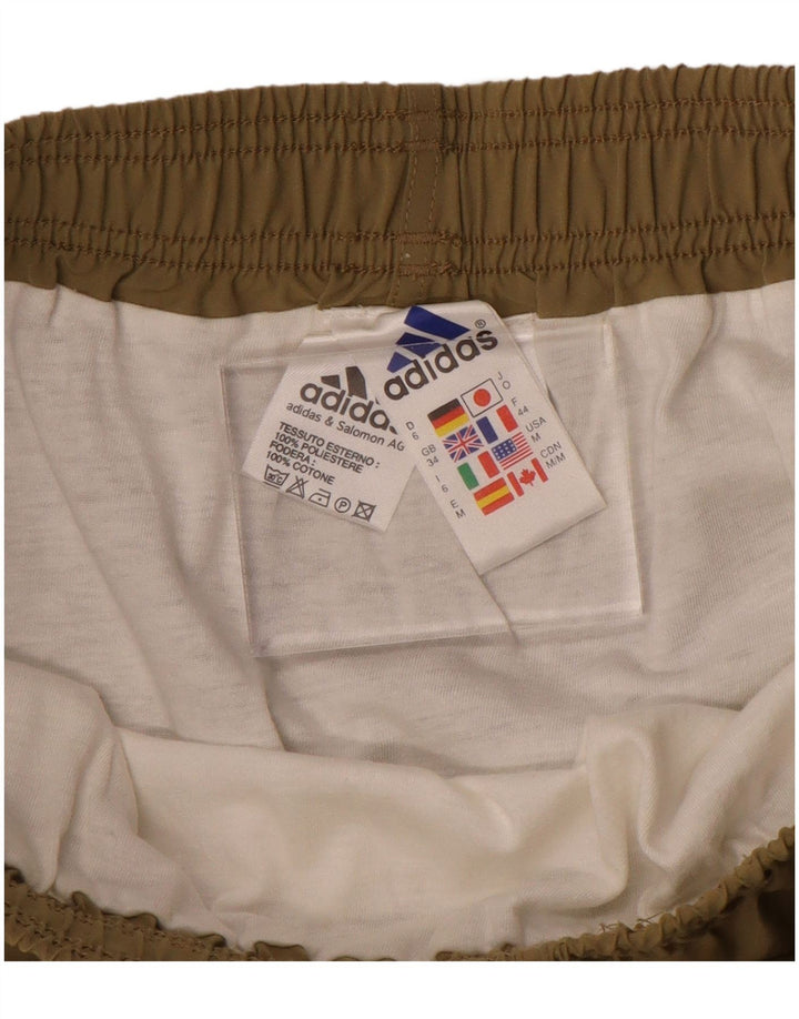 Pantaloncini sportivi Adidas da uomo grandi in poliestere kaki