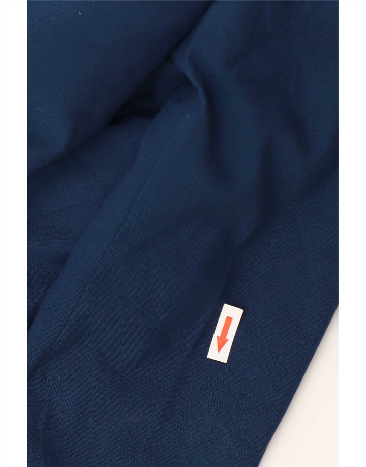 Giacca blazer a 2 bottoni da uomo Marks & Spencer UK 38 poliestere blu medio