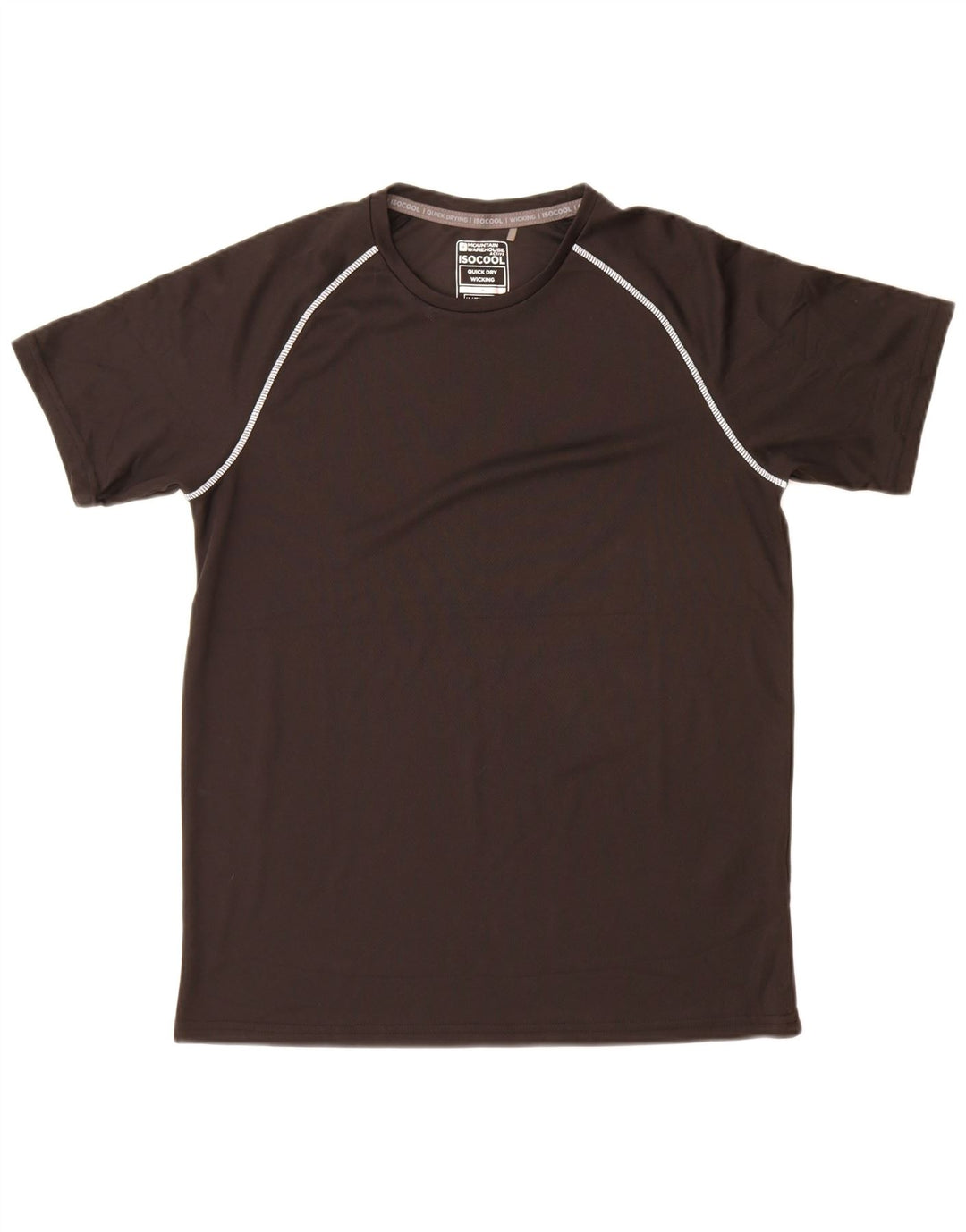 T-shirt IsoCool da uomo Mountain Warehouse Top in poliestere nero medio
