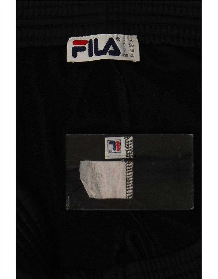 Pantaloni da tuta da uomo Fila XL poliestere nero
