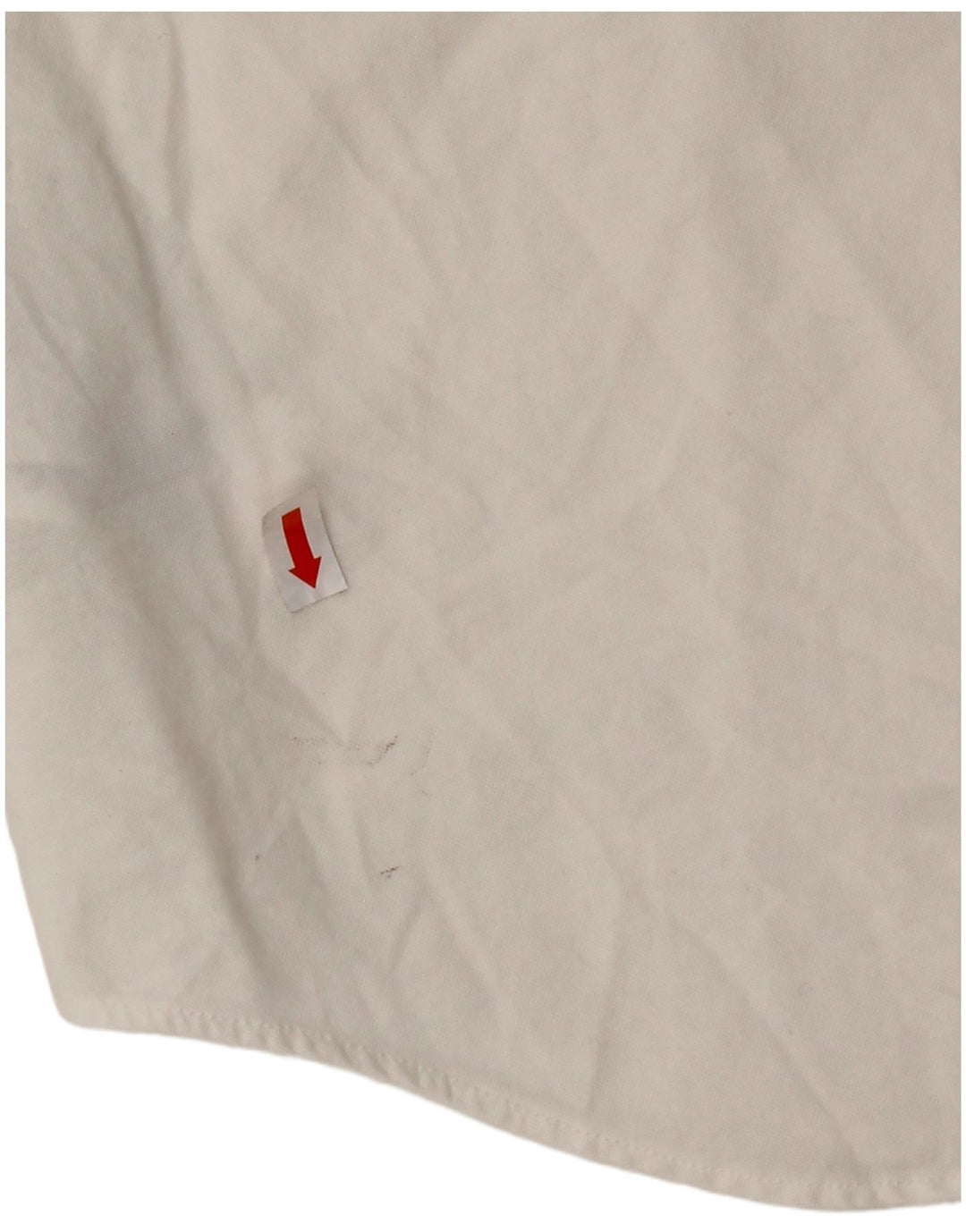 RALPH LAUREN Camicia a maniche corte da donna UK 16 Large Cotone bianco