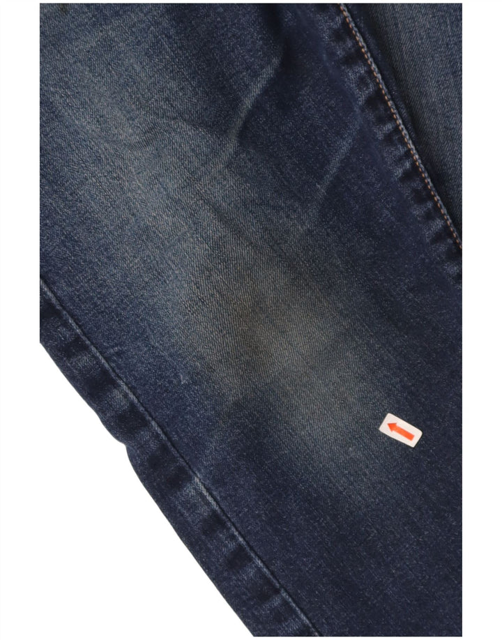 LEVI'S Mens Slim Jeans W36 L30 Navy Blue Cotton