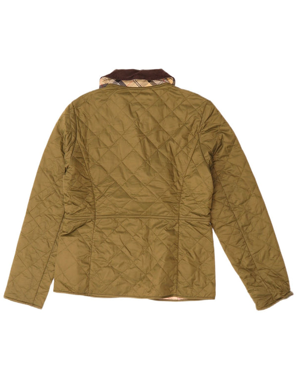 Giacca trapuntata da donna Barbour UK 10 Small Khaki