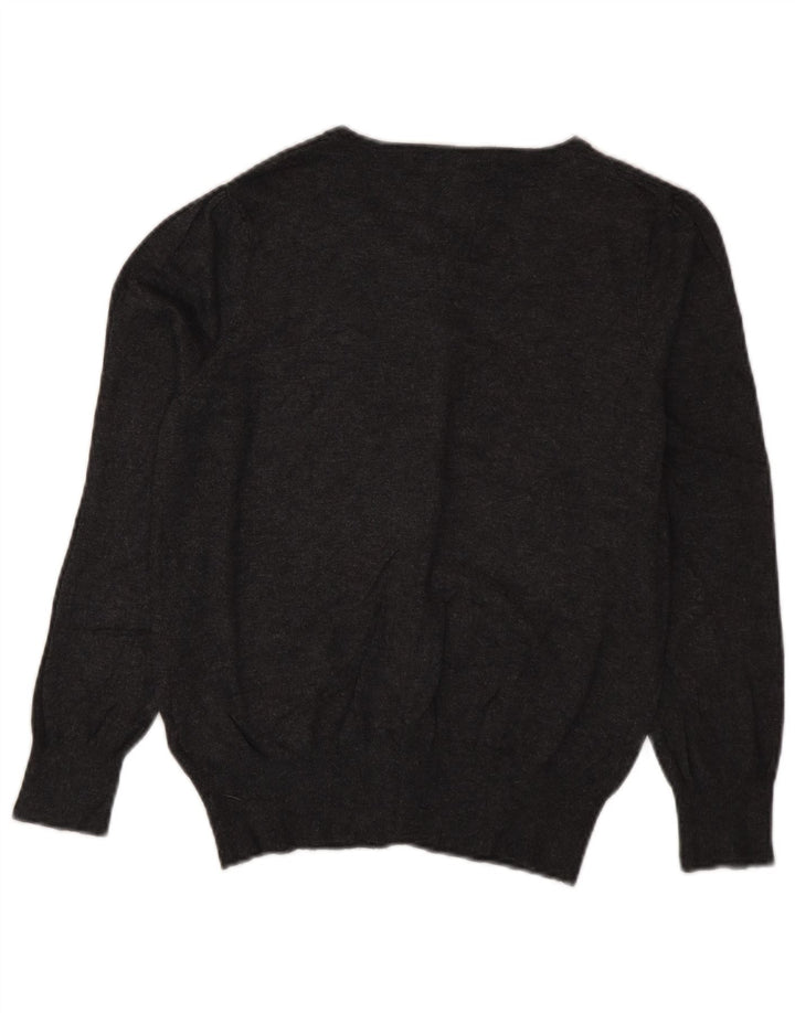 Maglione cardigan da donna Marks & Spencer UK 12 Viscosa grigio medio