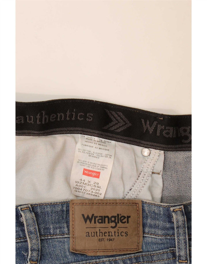 Jeans dritti da uomo Wrangler W44 L29 cotone blu