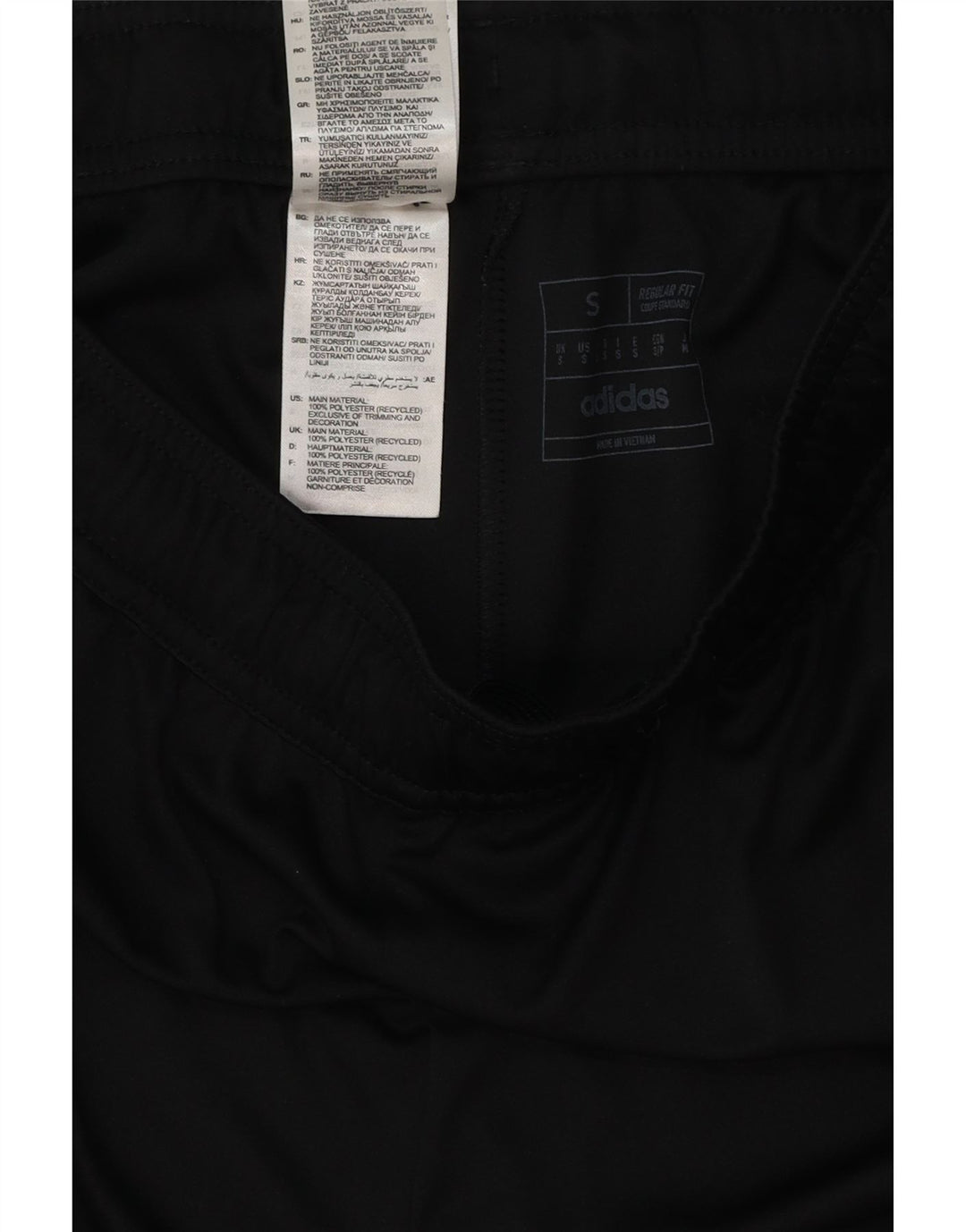 Pantaloncini sportivi ADIDAS Aeroready da uomo piccoli in poliestere nero