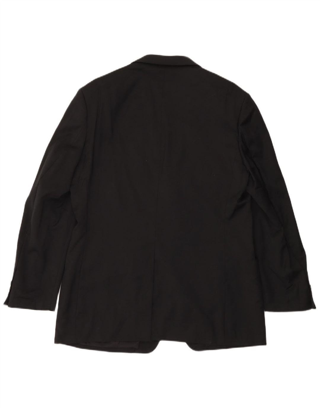 MARKS & SPENCER Giacca blazer da uomo a 3 bottoni UK 38 media nera in lana vergine