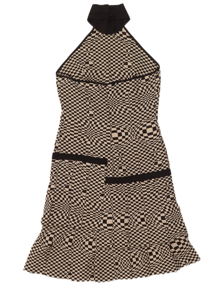 Abito Halter da donna Flavio Castellani IT 44 Medio Nero geometrico