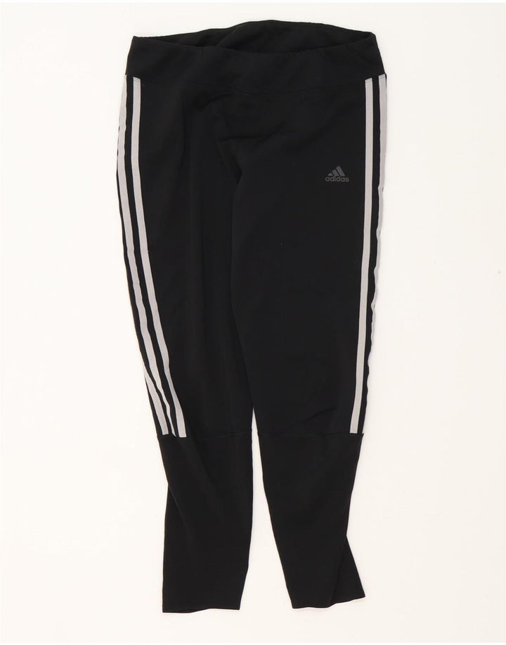 Leggings corti ADIDAS da donna Aeroready UK 12 medio nero poliestere