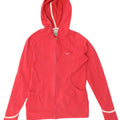 Felpa con cappuccio e zip Nike Studio da donna UK 8/10 Piccolo cotone rosso