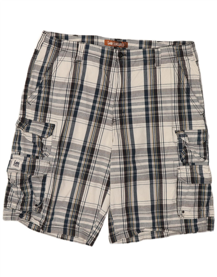 Pantaloncini cargo da uomo Lee W40 XL in cotone Chevron multicolore