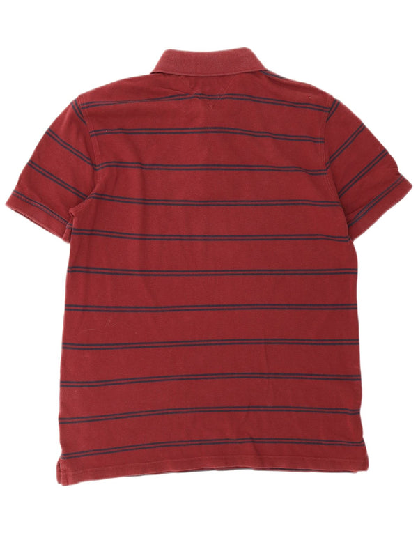 Polo da uomo su misura Tommy Hilfiger, vestibilità larga, a righe rosse