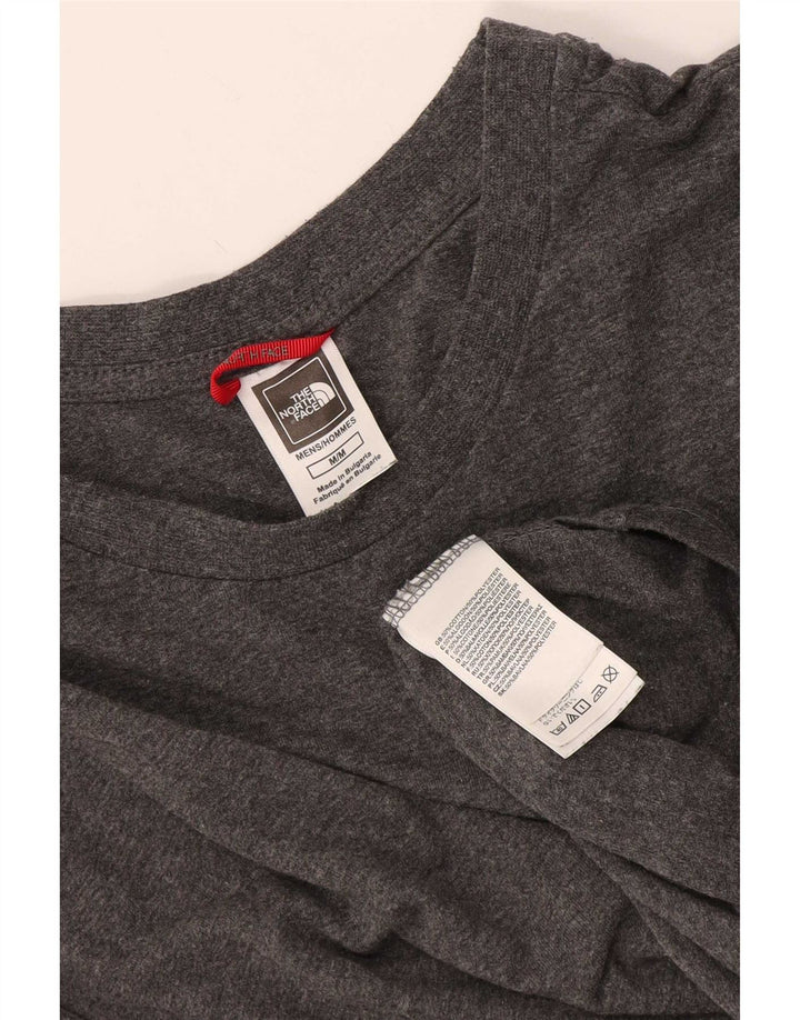T-shirt da uomo The North Face Top in cotone chiazzato grigio medio
