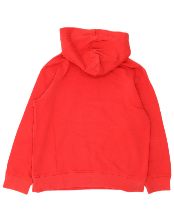 Maglione con cappuccio grafico Gap Boys 8-9 anni M Rosso Cotone