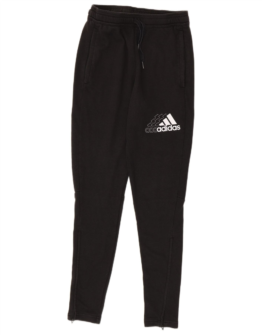 Pantaloni da tuta da uomo ADIDAS piccoli in cotone nero