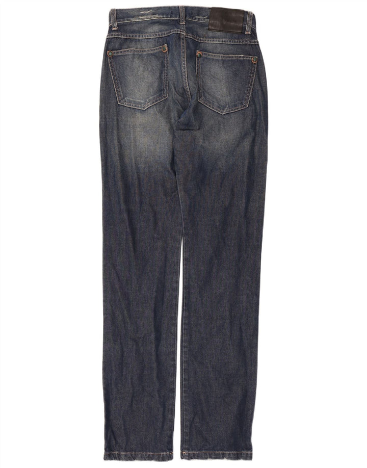 Jeans dritti da donna Daniele Alessandrini W31 L33 cotone blu