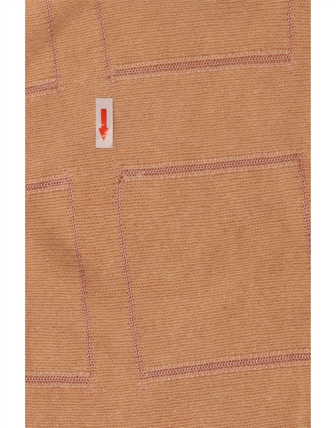 Maglione maglione vintage da donna con collo alto IT 44 rosa medio geometrico