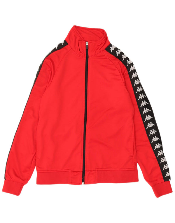 Tuta intera Kappa da donna con grafica UK 10 Small Rosso Colourblock in poliestere