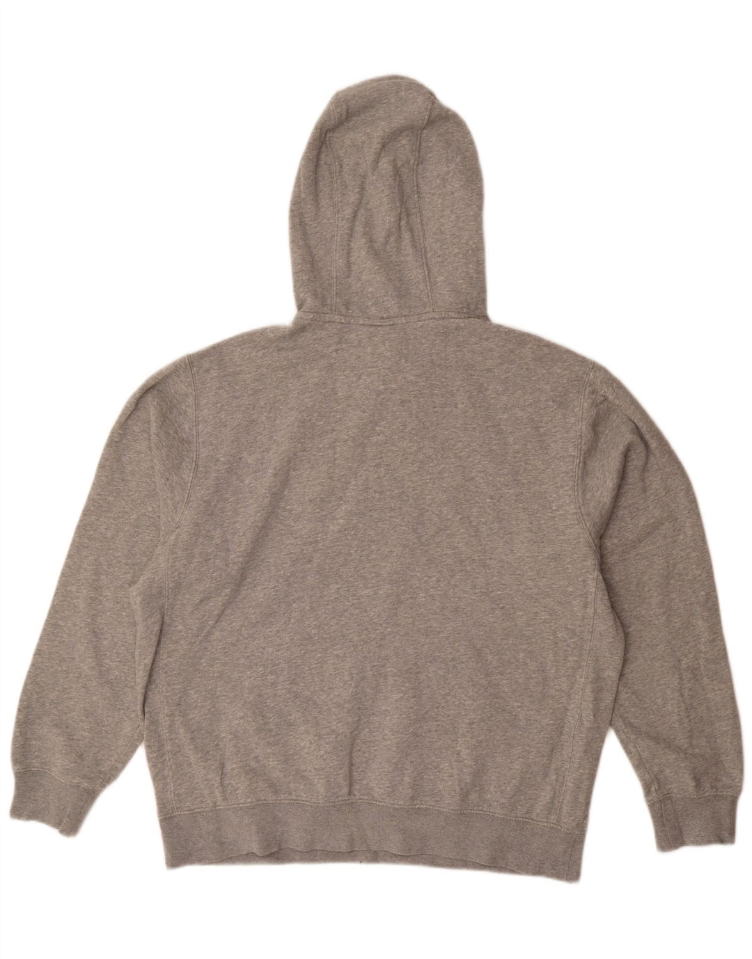 Felpa con cappuccio da uomo Nike Large in cotone chiazzato grigio