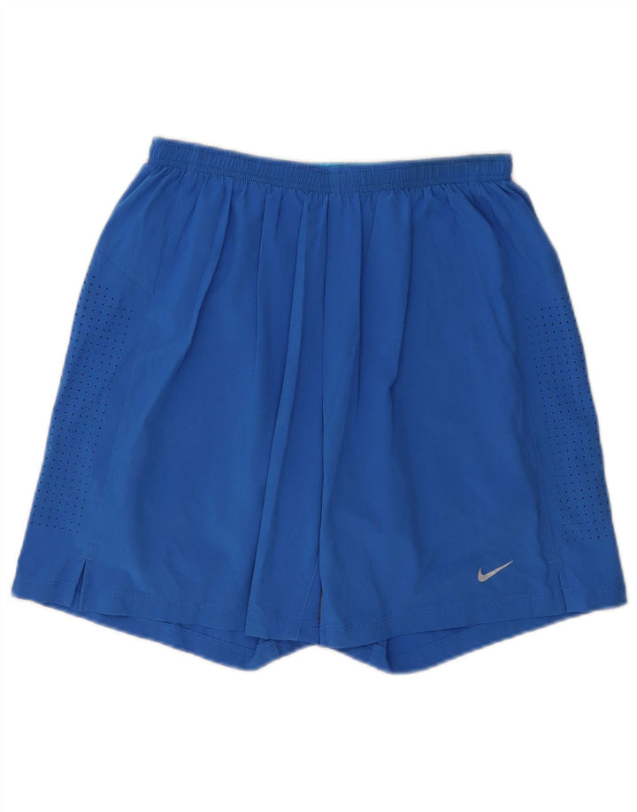 Pantaloncini sportivi Nike Dri Fit da uomo di colore blu medio