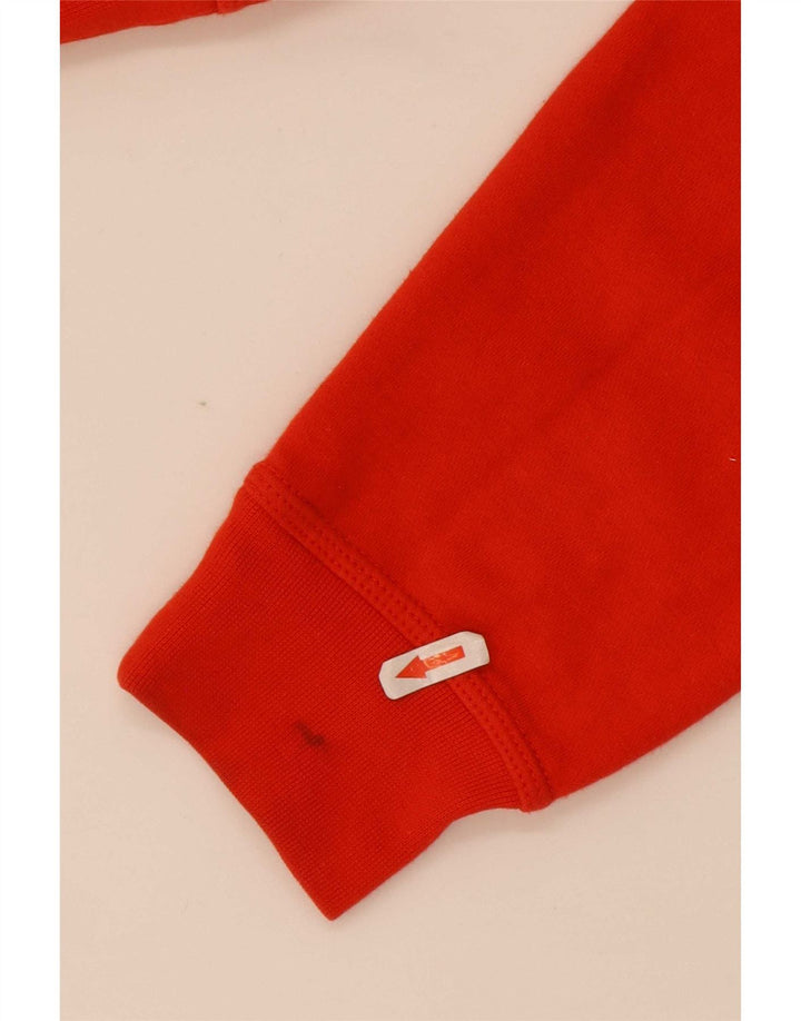 Felpa Nike Uomo Maglione Rosso Medio Cotone