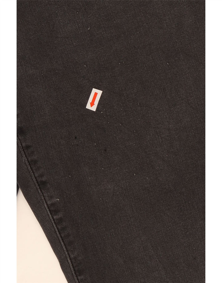 Jeans dritti modellanti da donna 314 Levi's W32 L30 cotone nero