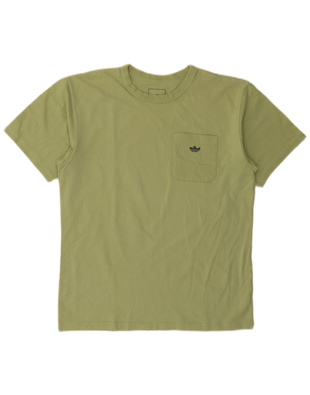 T-shirt da uomo Adidas Top in cotone verde medio