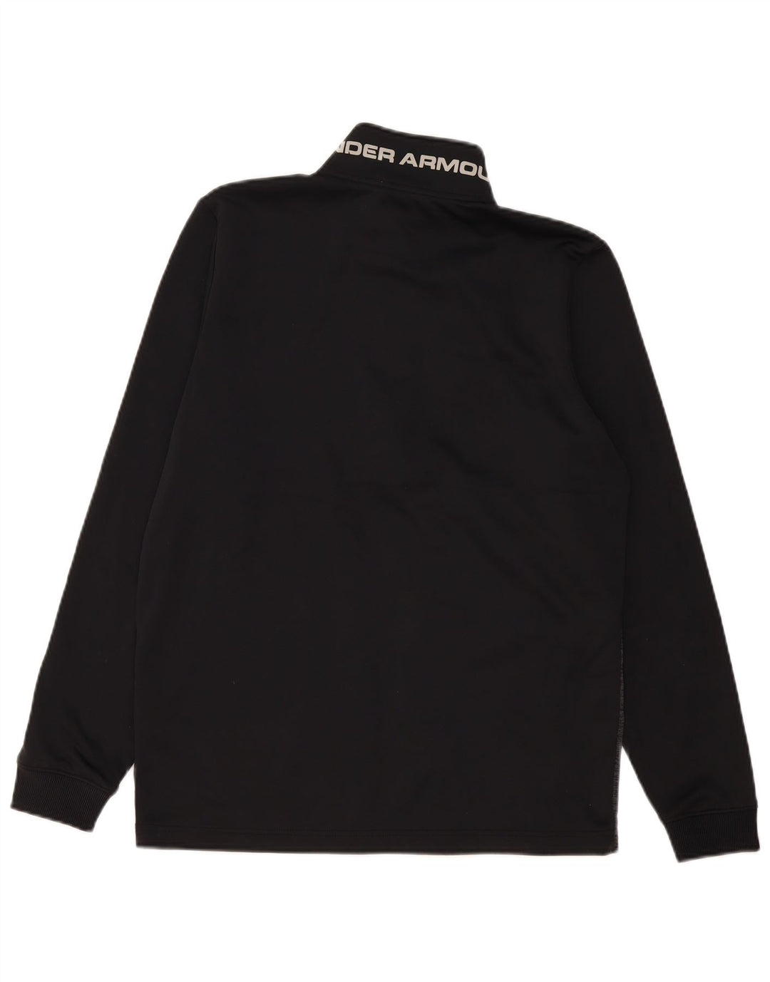 Felpa da uomo Under Armour Cold Gear, maglione color block medio nero