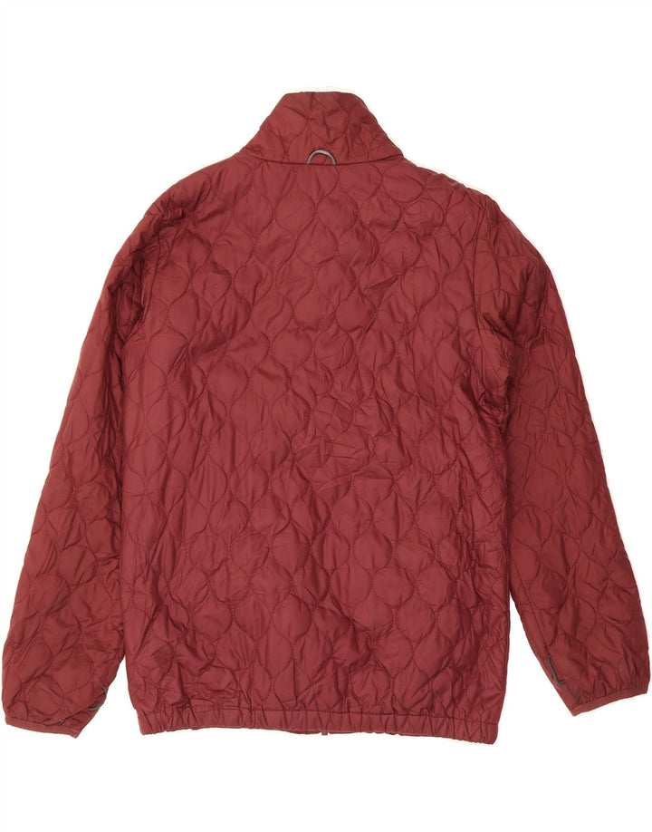 COLUMBIA Womens Interchange Quilted Jacket UK 14/16 Large Burgundy Vintage Columbia and Second-Hand Columbia from Messina Hembry 