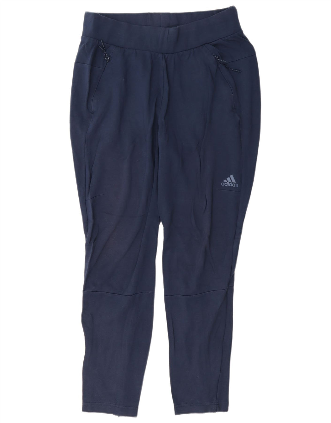Pantaloni della tuta da donna Adidas UK 14 Large Blu Navy