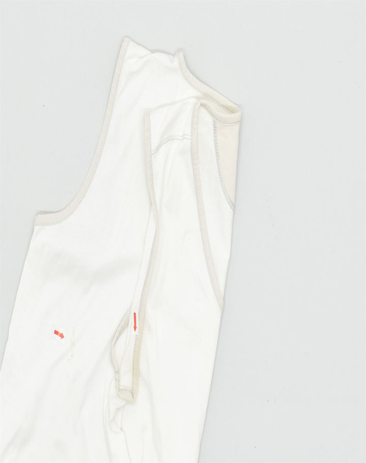 CHAMPION Womens Vest Top UK 16 Large White Cotton | Vintage | Thrift | Second-Hand | Used Clothing | Messina Hembry 