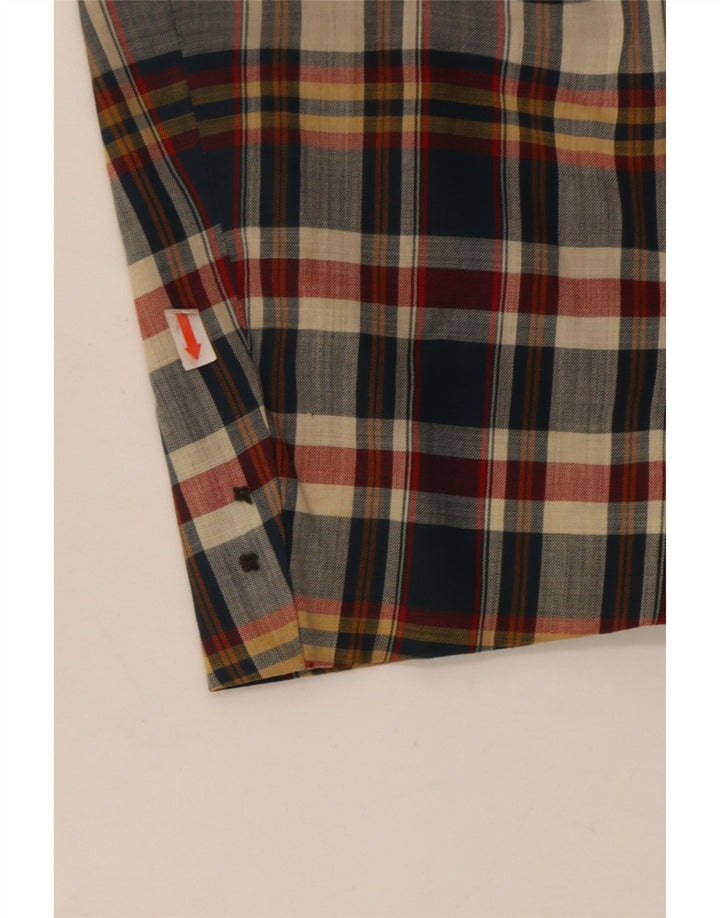 Giacca blazer da uomo a 3 bottoni Baxter UK 38 medio a quadri multicolore