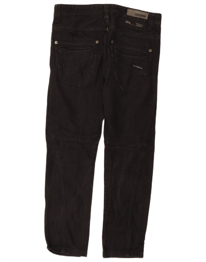 Jeans dritti da uomo Meltin' Pot W33 L32 cotone nero