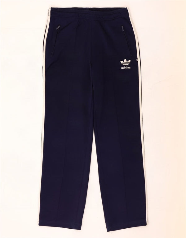 Pantaloni da tuta da uomo Adidas UK 36/38 Small Poliestere blu navy