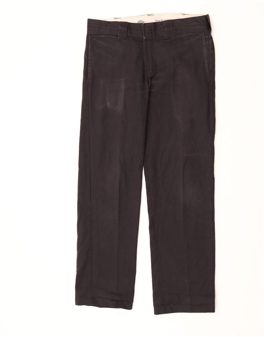 Pantaloni chino dritti slim da uomo Dickies W32 L32 poliestere nero
