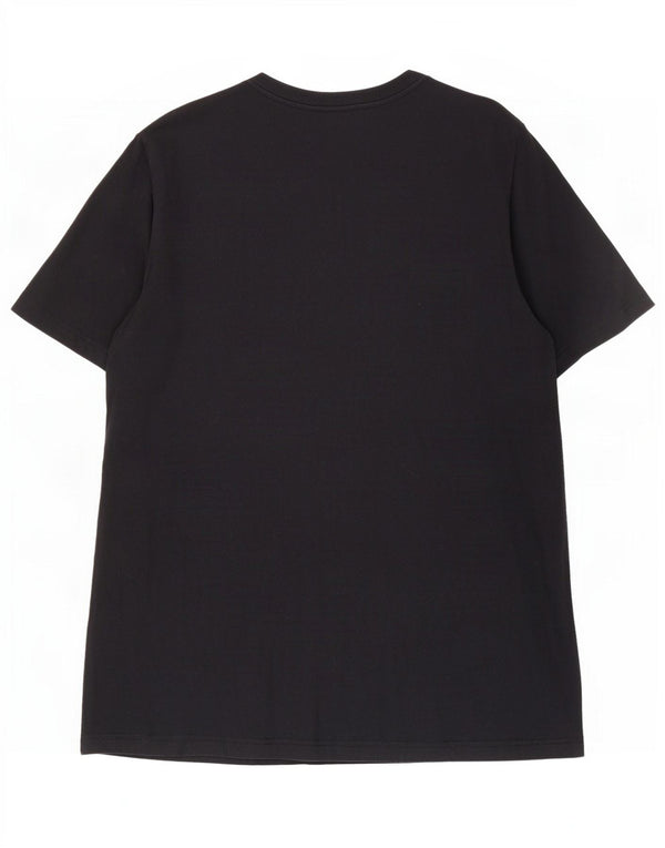 T-shirt grafica Adidas da uomo con vestibilità regolare, taglia grande, nera