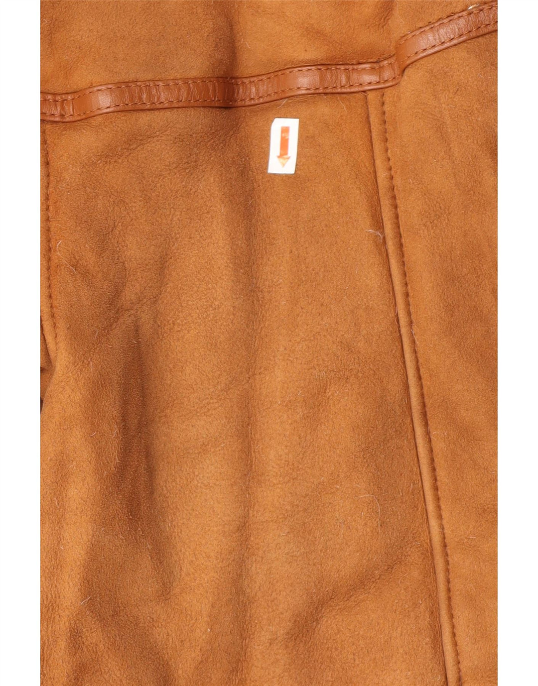 Giacca in shearling vintage da donna IT 42 Shearling beige medio