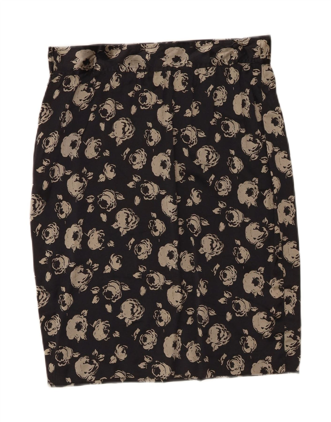 UNGARO Womens Pencil Skirt IT 46 Large W30 Black Floral Vintage Ungaro and Second-Hand Ungaro from Messina Hembry 