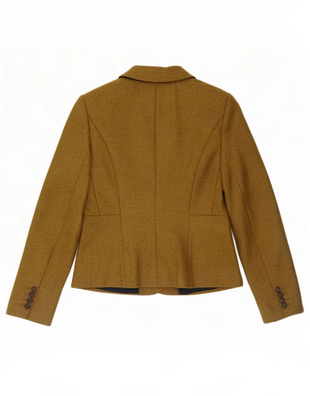 Giacca blazer a 2 bottoni da donna Hobbs UK 12 lana beige media