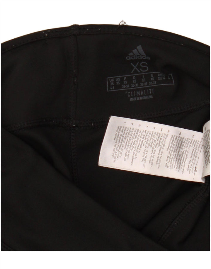 Leggings Adidas Climalite da donna UK 4/6 XS poliestere nero