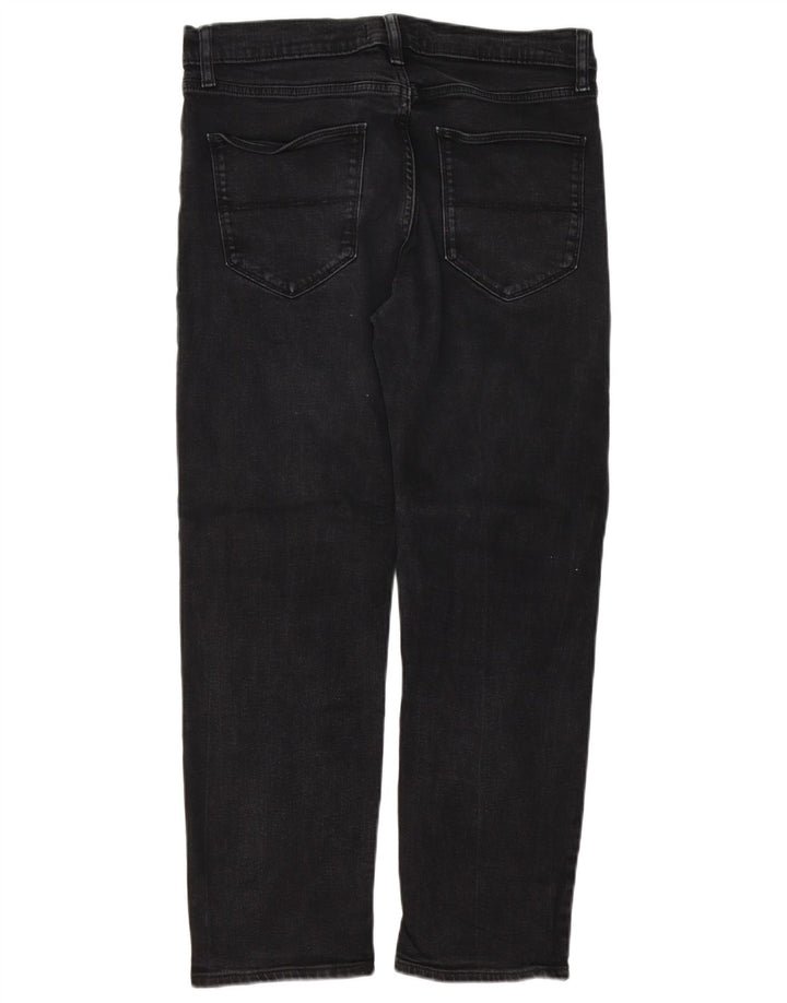 Jeans dritti da uomo Marks & Spencer W32 L27 cotone nero