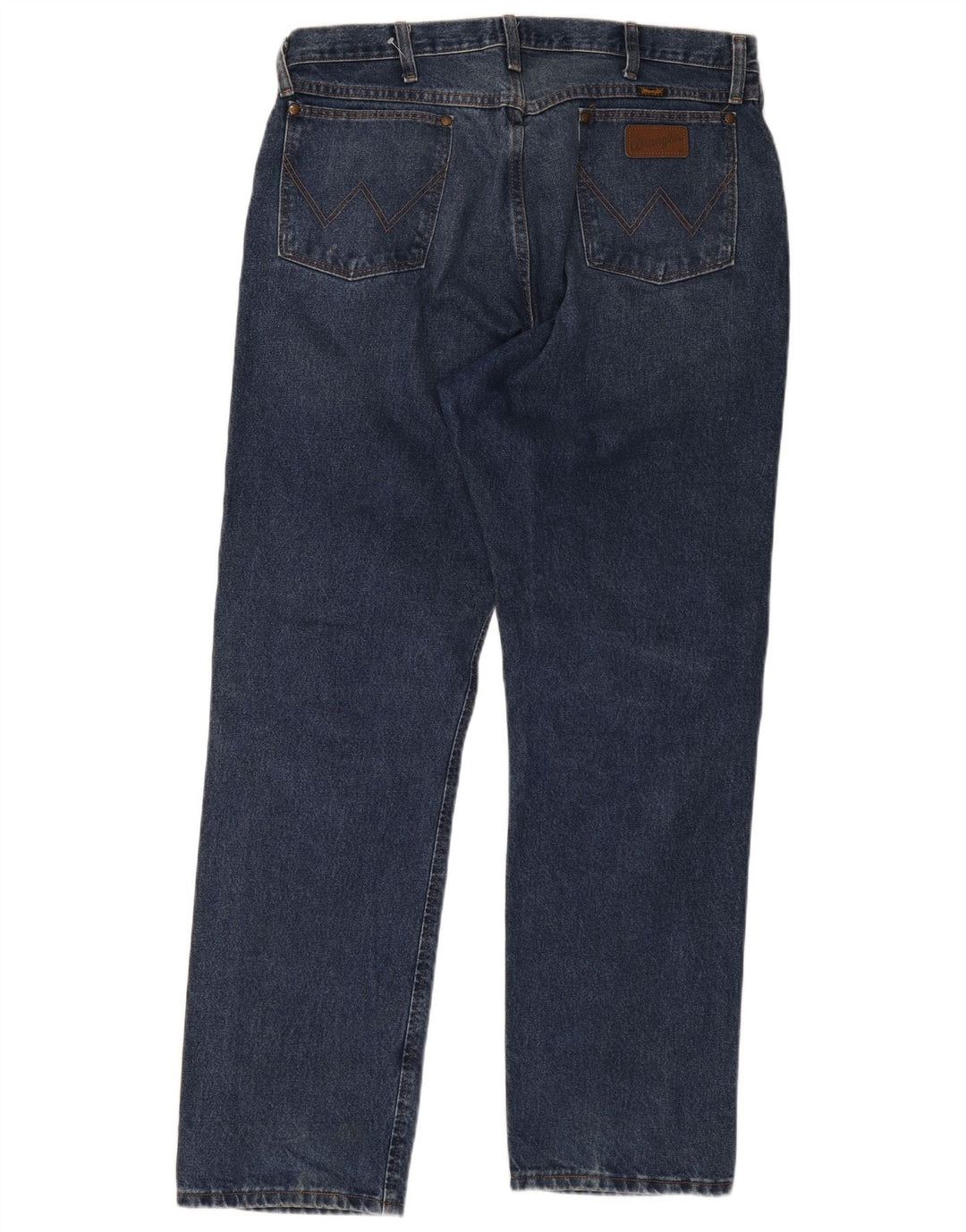 Jeans dritti da uomo Wrangler W38 L32 cotone blu
