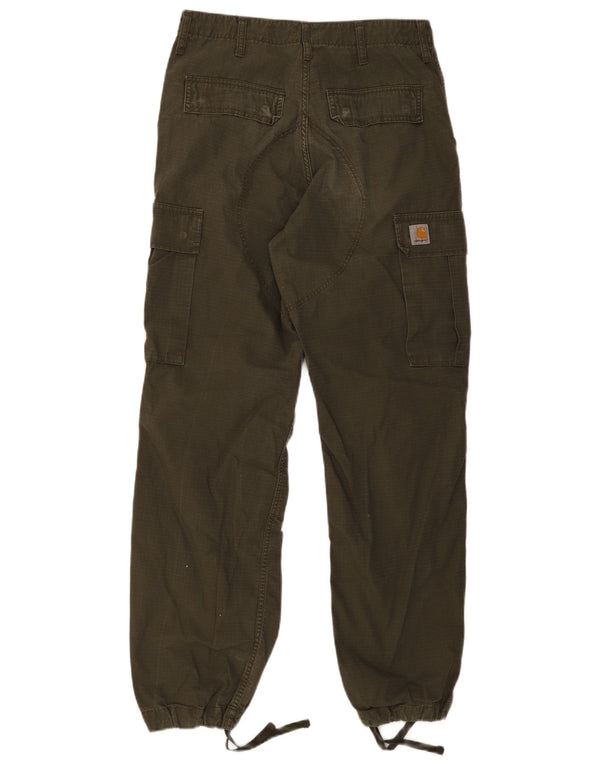 Pantaloni cargo da uomo Carhartt Joggers W30 L34 cotone verde