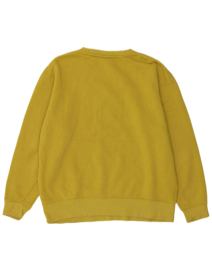 Felpa Zara Uomo Maglione Cotone Giallo Medio