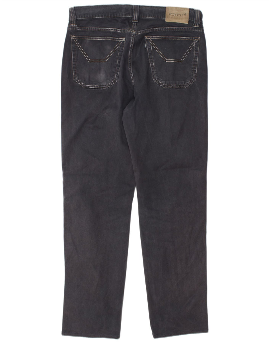Jeans dritti da uomo Jeckerson W34 L31 cotone grigio