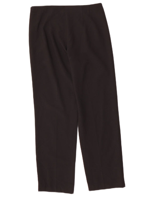Pantaloni casual dritti da donna Marks & Spencer UK 8 piccoli W28 L28 neri