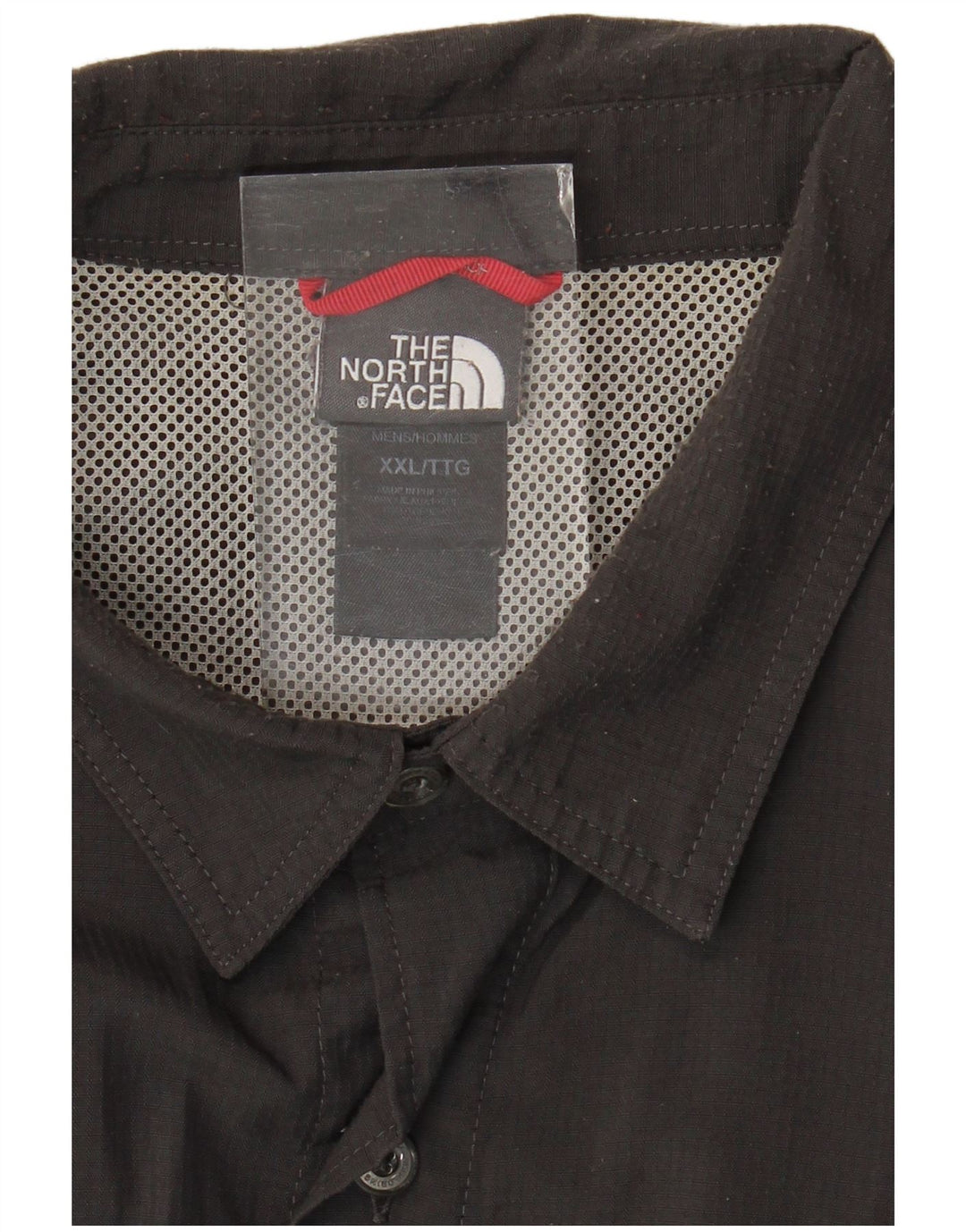 Camicia a maniche corte da uomo The North Face 2XL nylon grigio